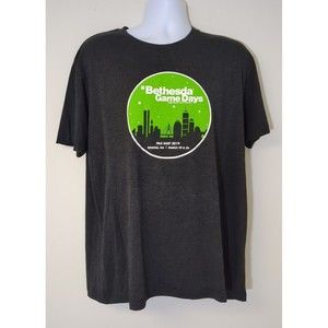 PAX East 2019 Bethesda Game Days T-Shirt Size‎ XL Video Game VTG NEW